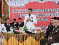 Wabup Hadiri Ramah Tamah Forkopimda Usai Upacara HUT Kemerdekaan RI ke-79