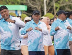 Pj Sekda Ketapang Ikuti Senam Massal Bersama Ribuan ASN