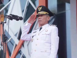 Wabup Ketapang Jadi Irup Penurunan Bendera HUT Kemerdekaan RI ke-80