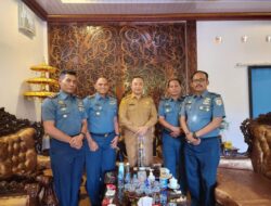 Danlanal Ketapang Bersilaturahmi Ketempat Kediaman Sekda Ketapang