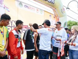 Dalam Rangka Memeriahkan Haornas ke – 40, Wakil Bupati Ketapang Lepas Peserta Ketapang Fun Run 5K