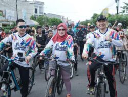 SEKDA HADIRI FUN BIKE BERSAMA ADHAYAKSA KETAPANG