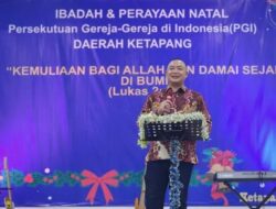 Sekda Ketapang hadiri Natal bersama PGI daerah