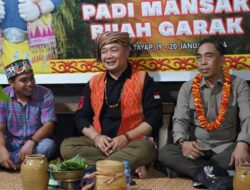Mengapresiasi adat padi mansak buah garak, Sekda Ketapang hadiri acara tersebut