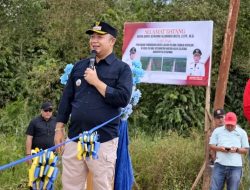 Resmikan Proyek Jalan Pelang-Sungai Kepuluk, Bupati Ketapang: Kita Ingin Jalan Ini Dapat Digunakan Dalam Jangka Panjang