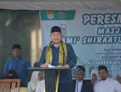 Bupati Ketapang Resmikan Masjid Jami’ Shiraatur Rahman Muara Jejak Sandai