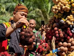Komitmen Menjaga Warisan Budaya, Bupati Ketapang Hadiri Ritual Adat Menjangkap Buah
