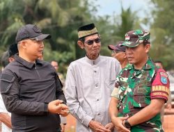 Kunjungan Kerja Ke Manis Mata, Bupati Ketapang Tinjau Lokasi Pembangunan Jembatan Gantung Garuda