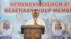 Bupati Ketapang Hadiri Perayaan Jubileum Hidup Membiara Suster Ordo Santo Agustinus