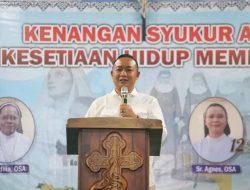 Bupati Ketapang Hadiri Perayaan Jubileum Hidup Membiara Suster Ordo Santo Agustinus