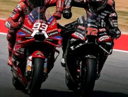 Saling Sikut di Kecepatan 300 Km/Jam: Drama Kontak Fisik Marc Marquez vs Marco Bezzecchi Guncang GP Aragon 2026